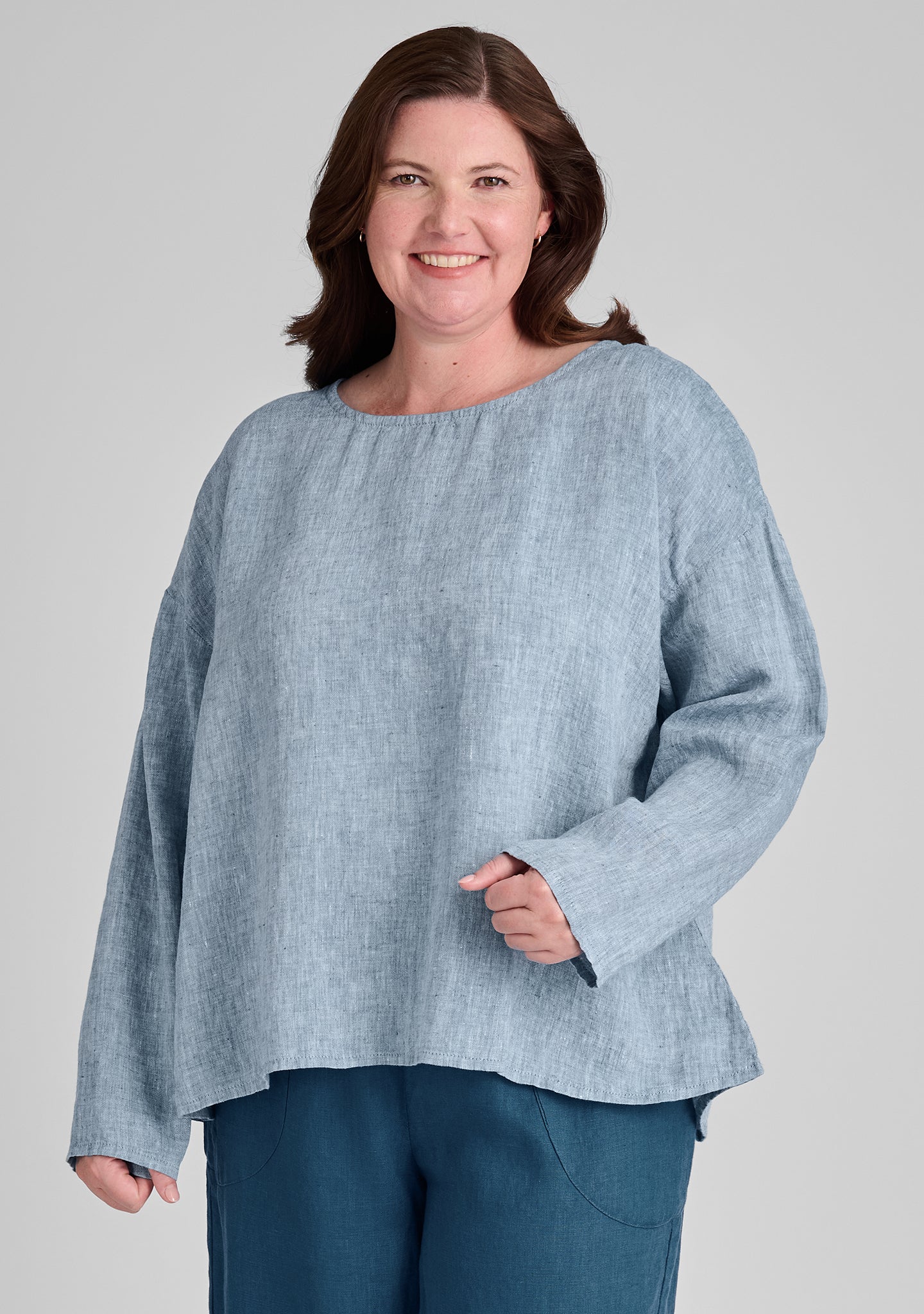 Throw It On - Long Sleeve Linen Shirt - FINAL SALE - Image 6