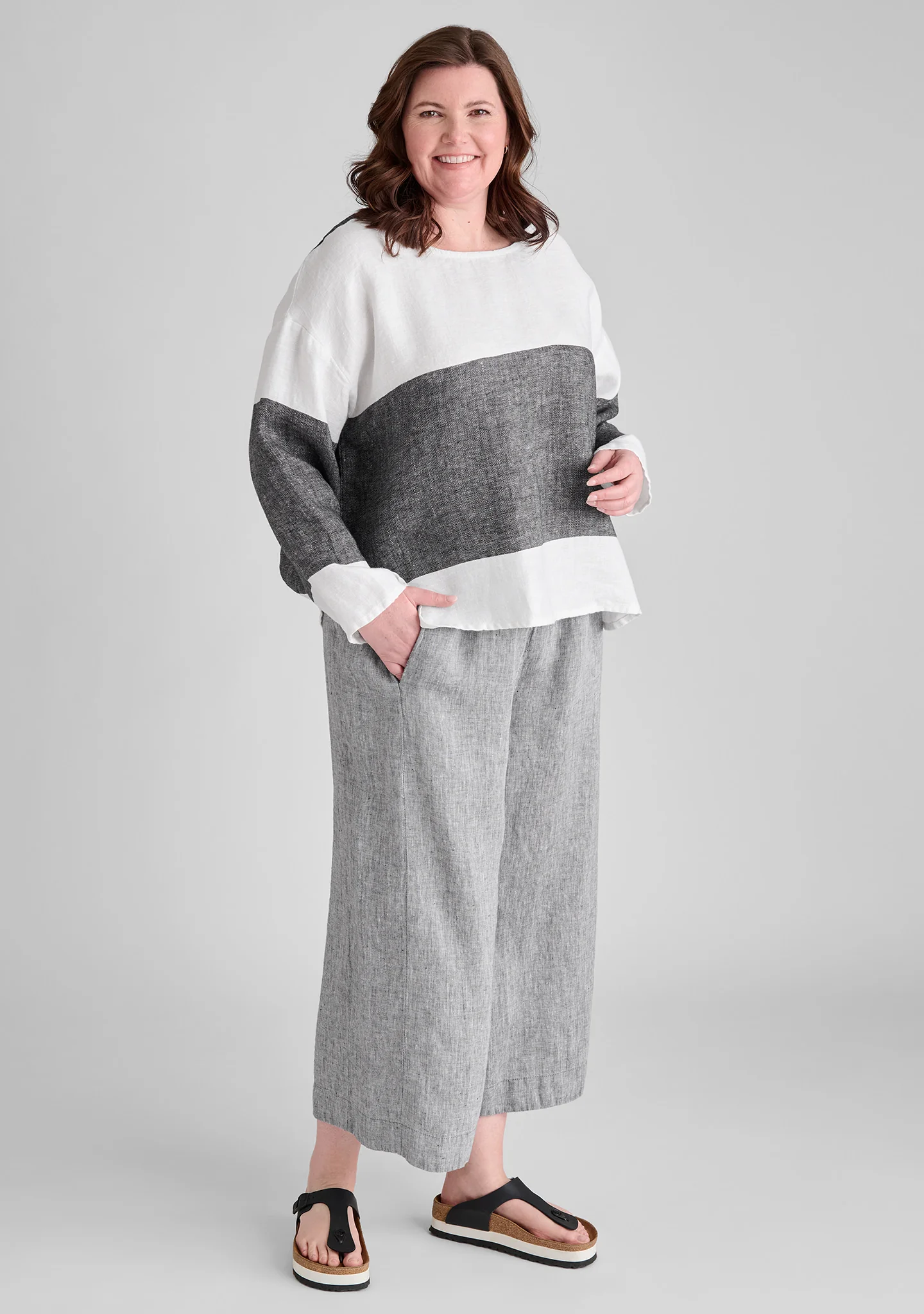 Throw It On - Long Sleeve Linen Shirt - FINAL SALE - Image 8