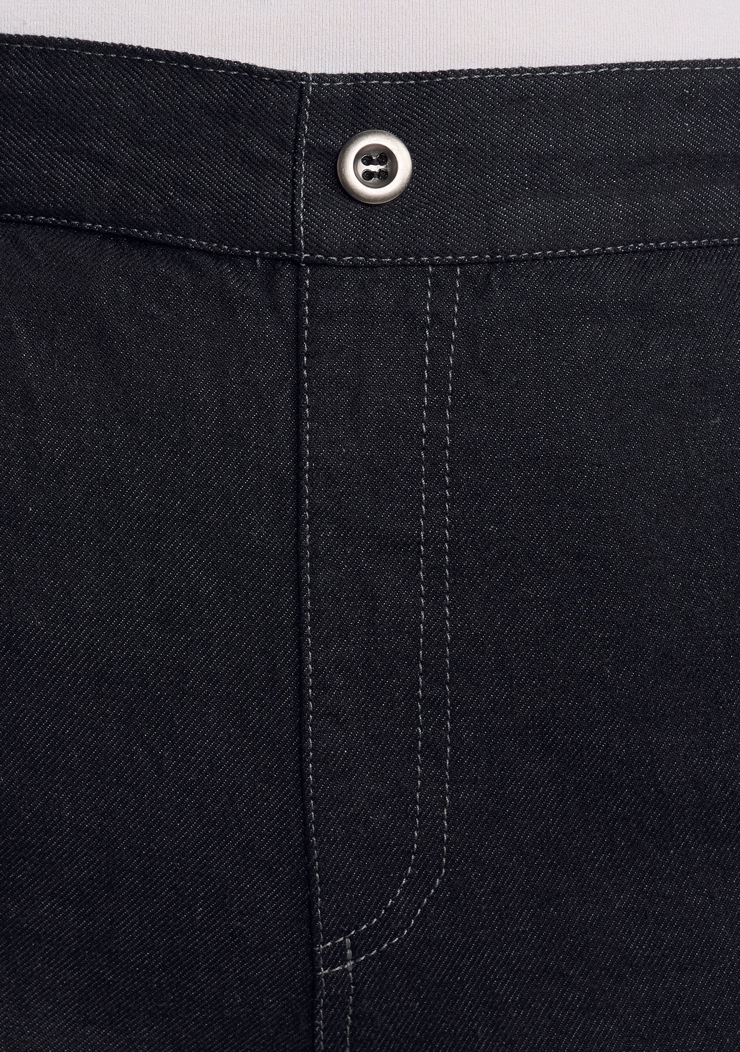 Trouser - Linen/Cotton Denim Pants - Image 3