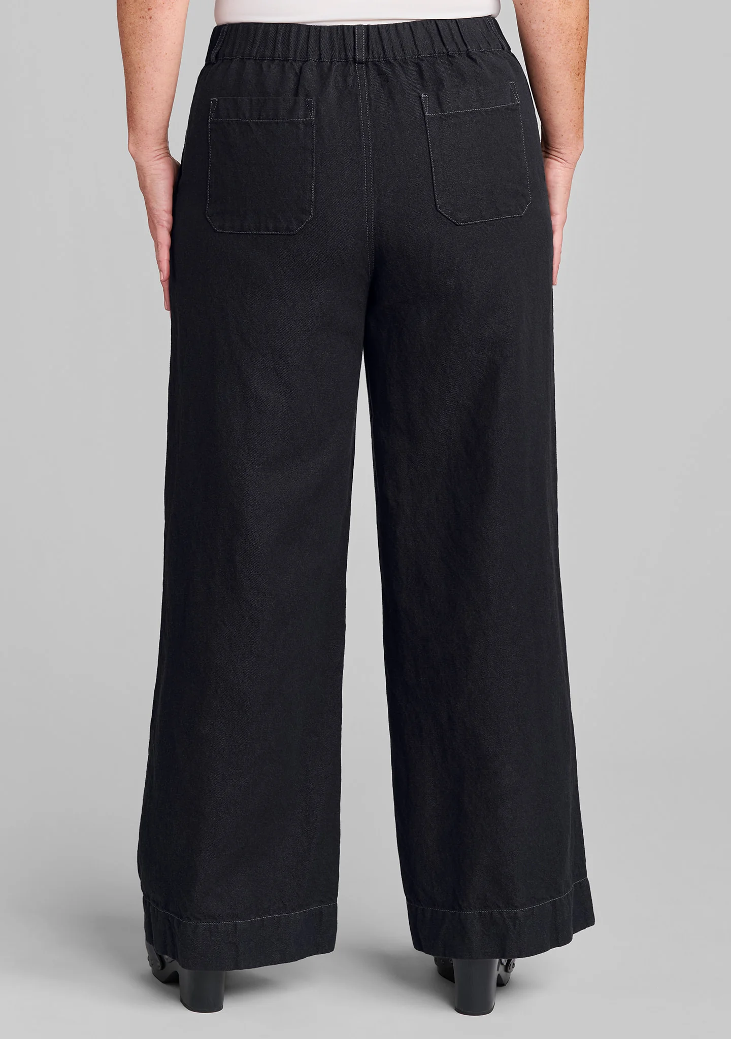 Trouser - Linen/Cotton Denim Pants - Image 5