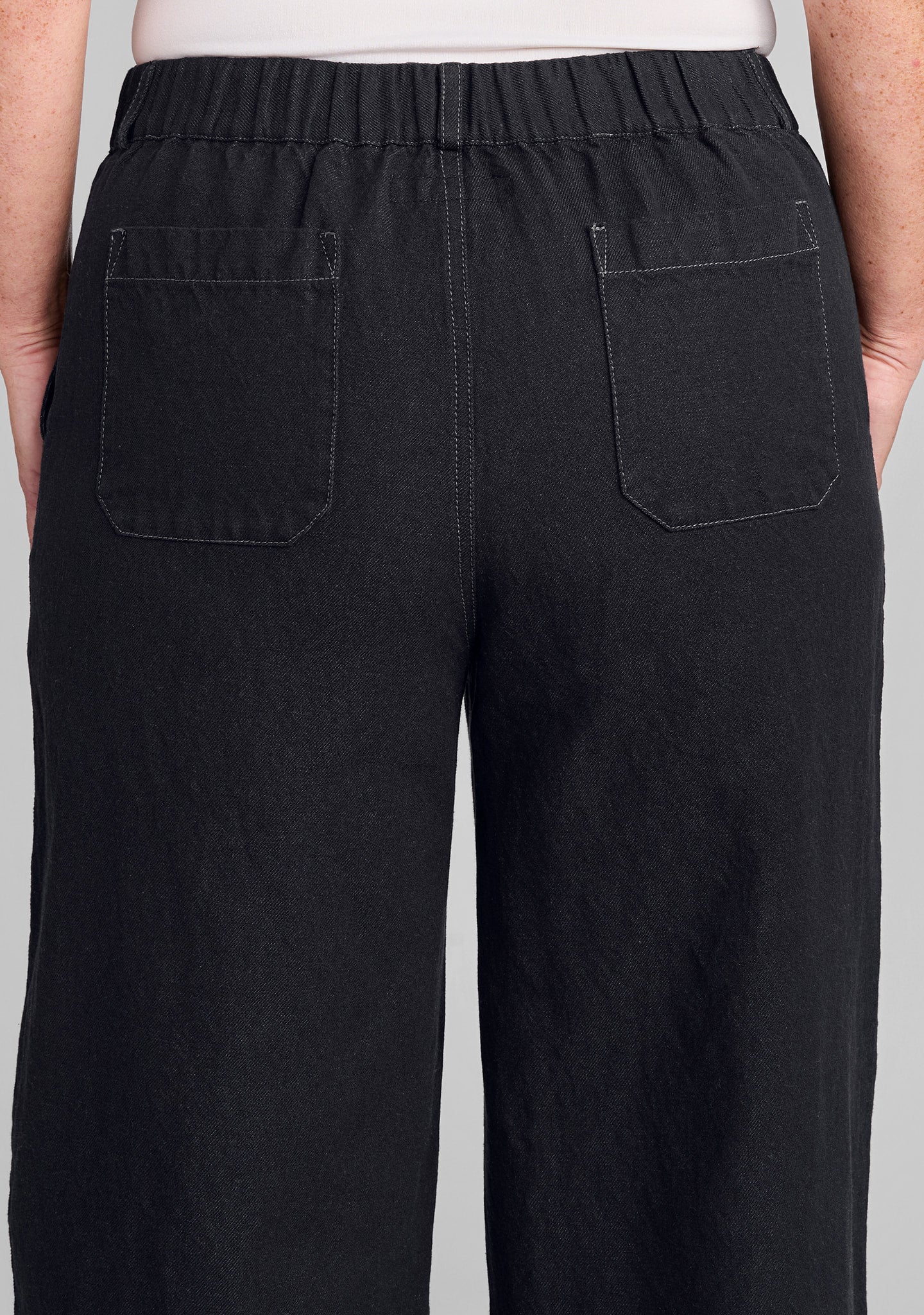 Trouser - Linen/Cotton Denim Pants - Image 6