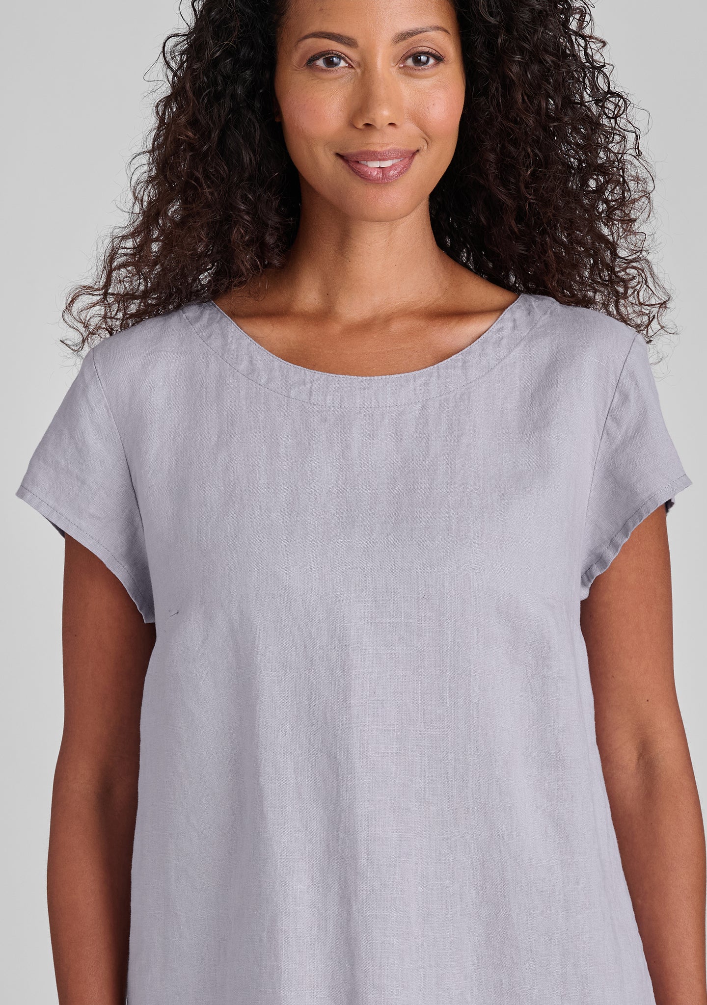 Tuck Back Dress - Linen Shift Dress - FINAL SALE - Image 5