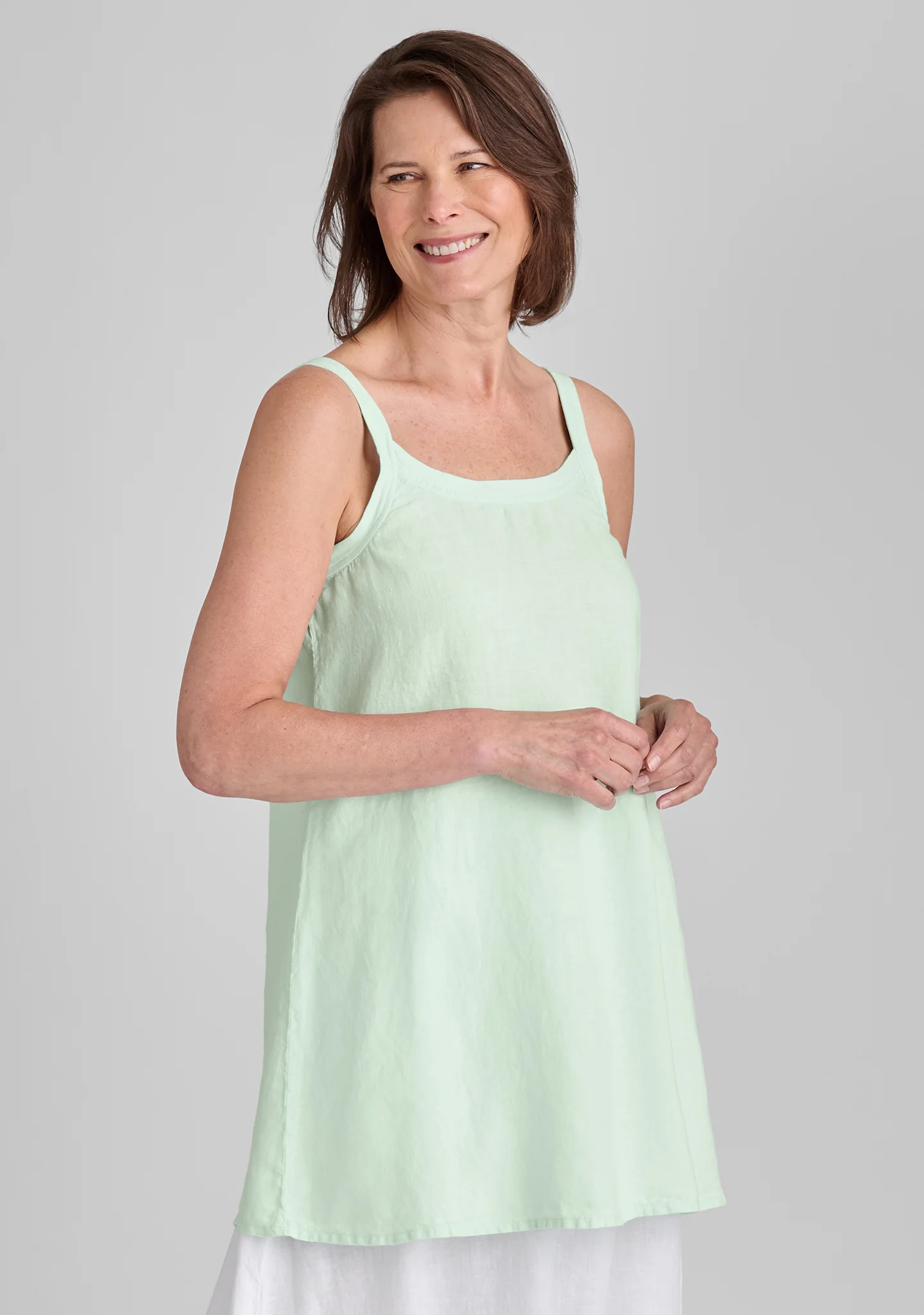 Upward Tunic - Linen Tank Top - FINAL SALE - Image 5