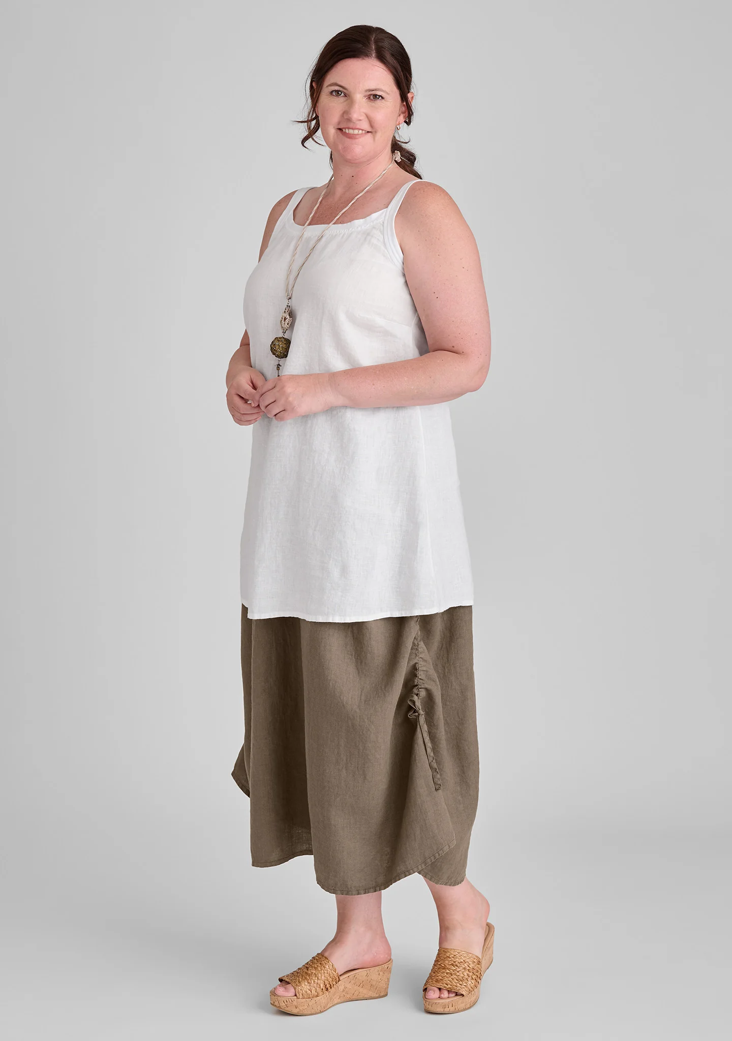 Upward Tunic - Linen Tank Top - FINAL SALE - Image 9