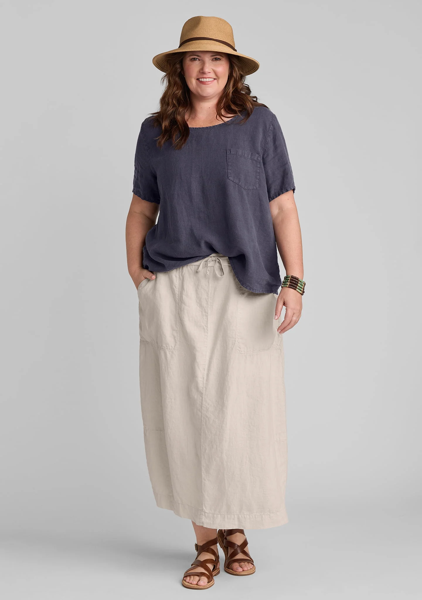 Urban Skirt - Linen Skirt - Image 9