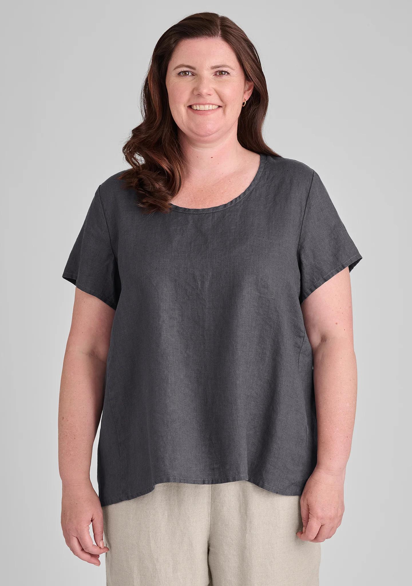 Weightless Tee - Linen T Shirt - FINAL SALE - Image 2