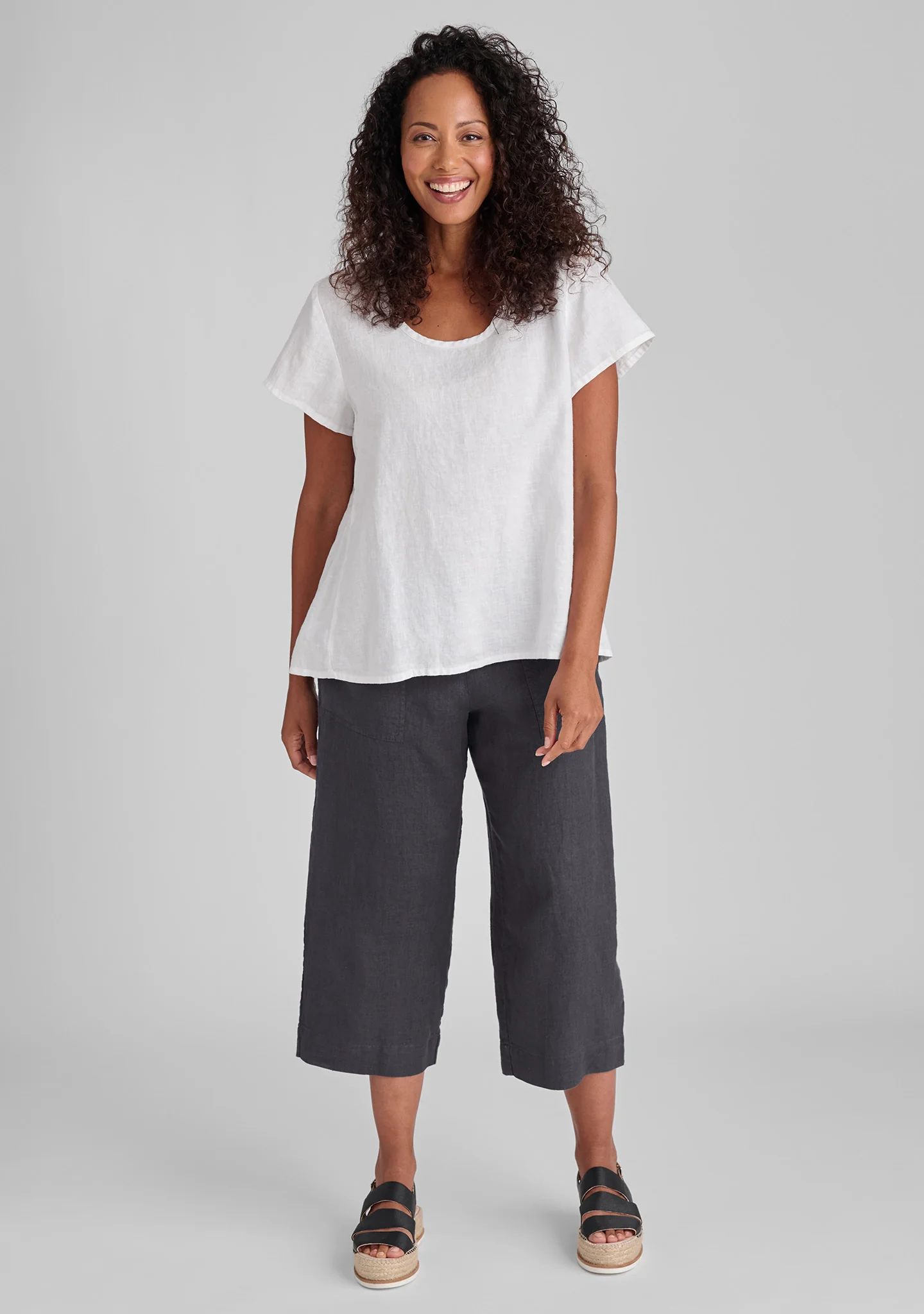 Weightless Tee - Linen T Shirt - FINAL SALE - Image 4