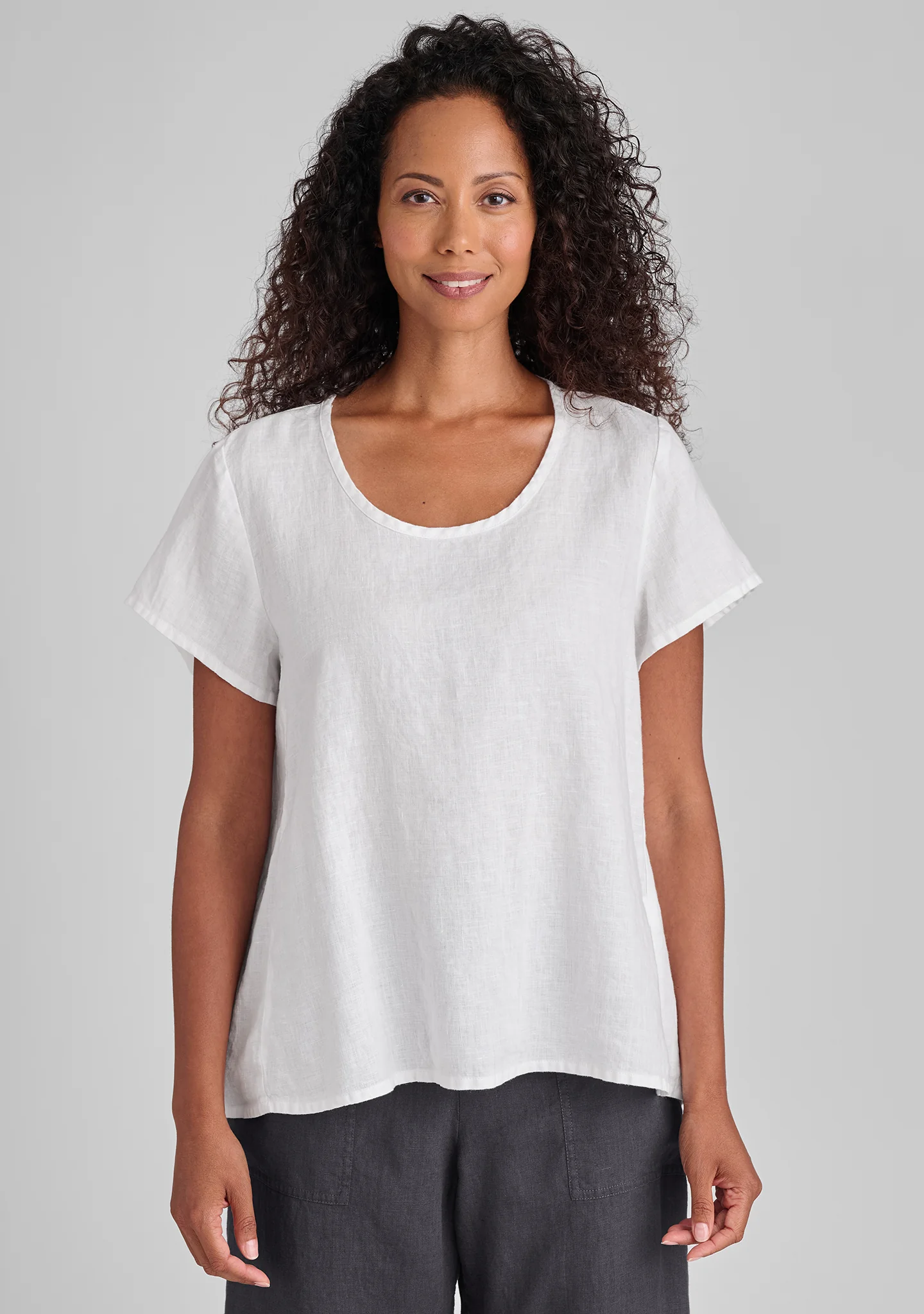 Weightless Tee - Linen T Shirt - FINAL SALE - Image 5