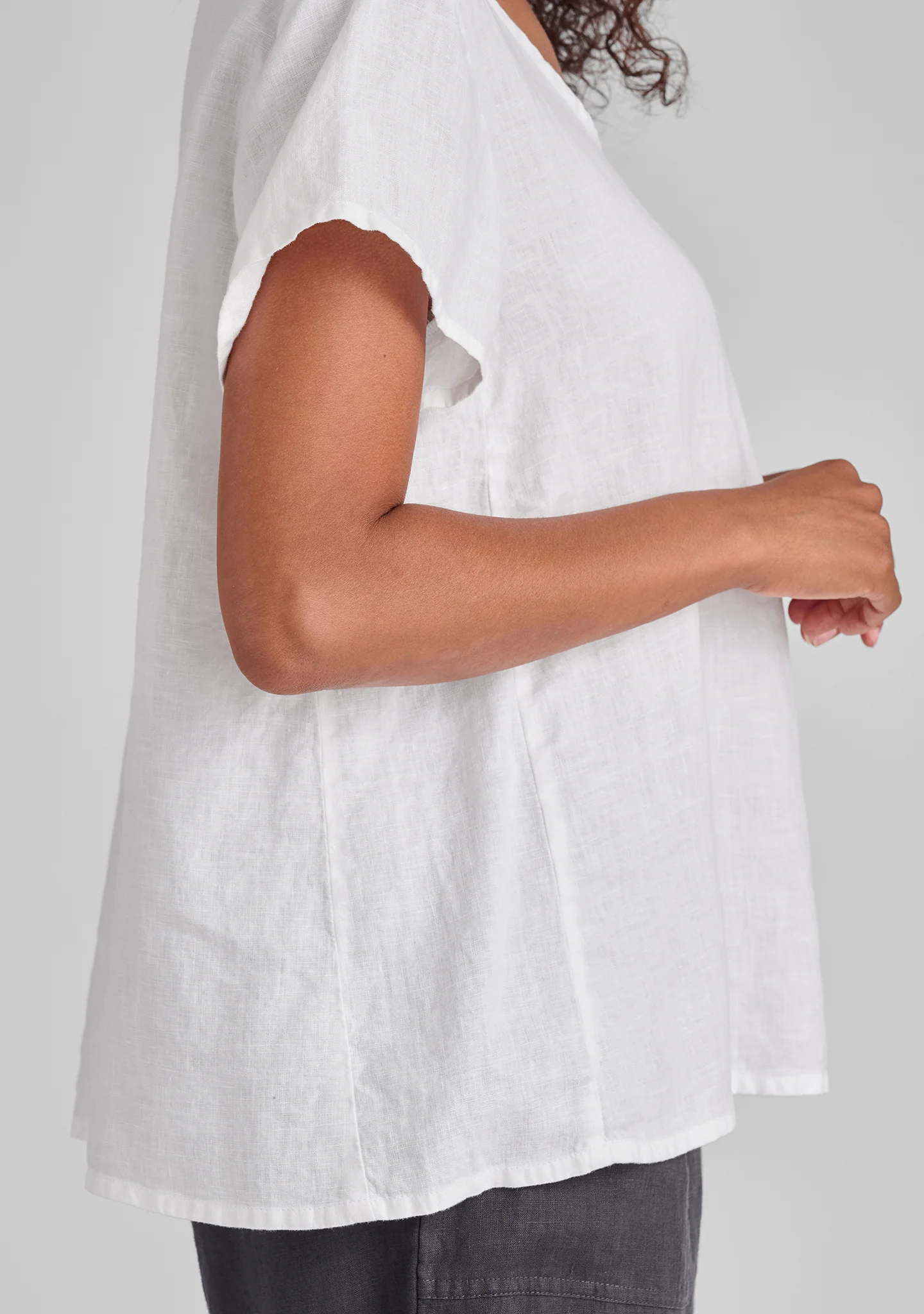 Weightless Tee - Linen T Shirt - FINAL SALE - Image 7