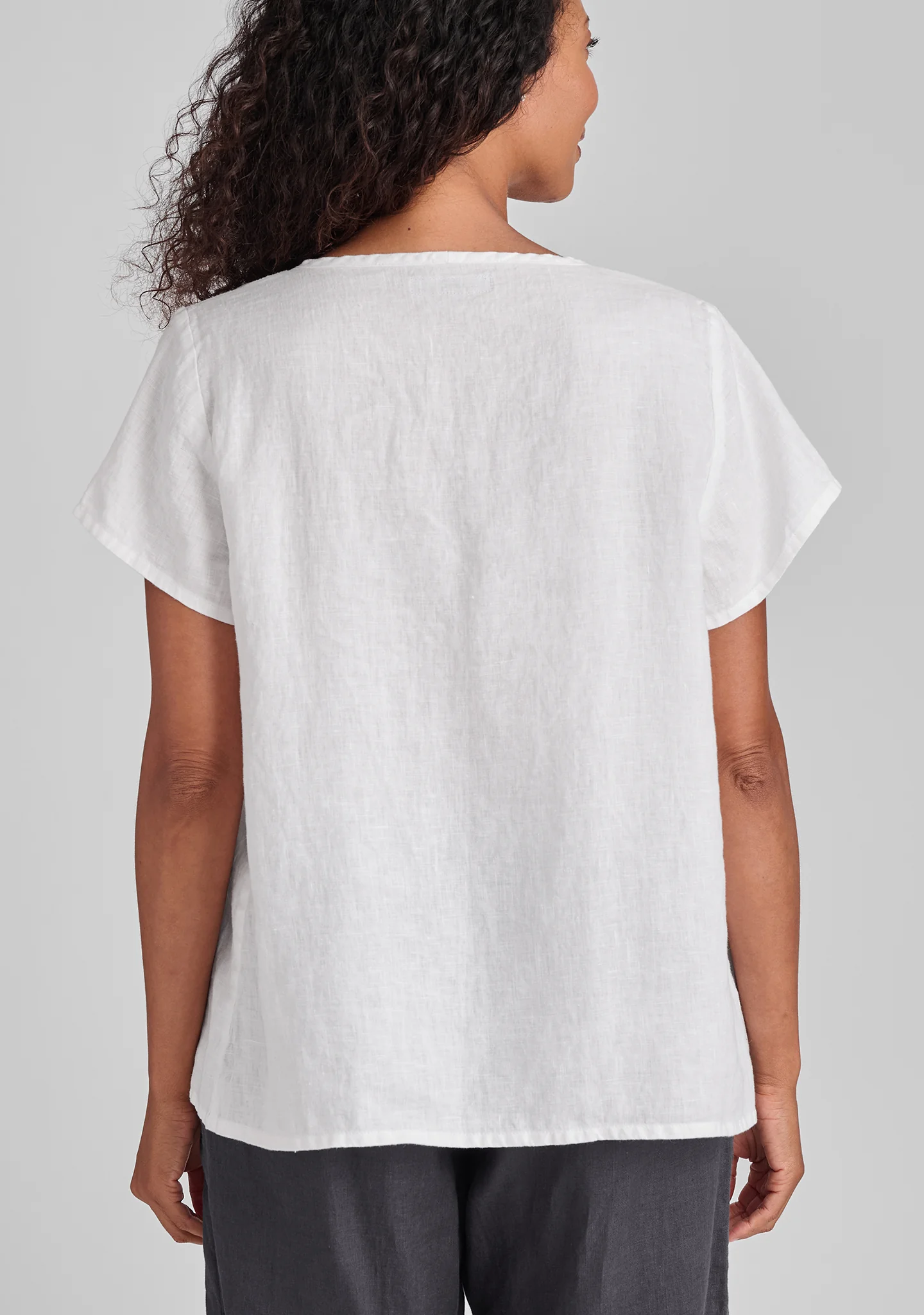 Weightless Tee - Linen T Shirt - FINAL SALE - Image 8