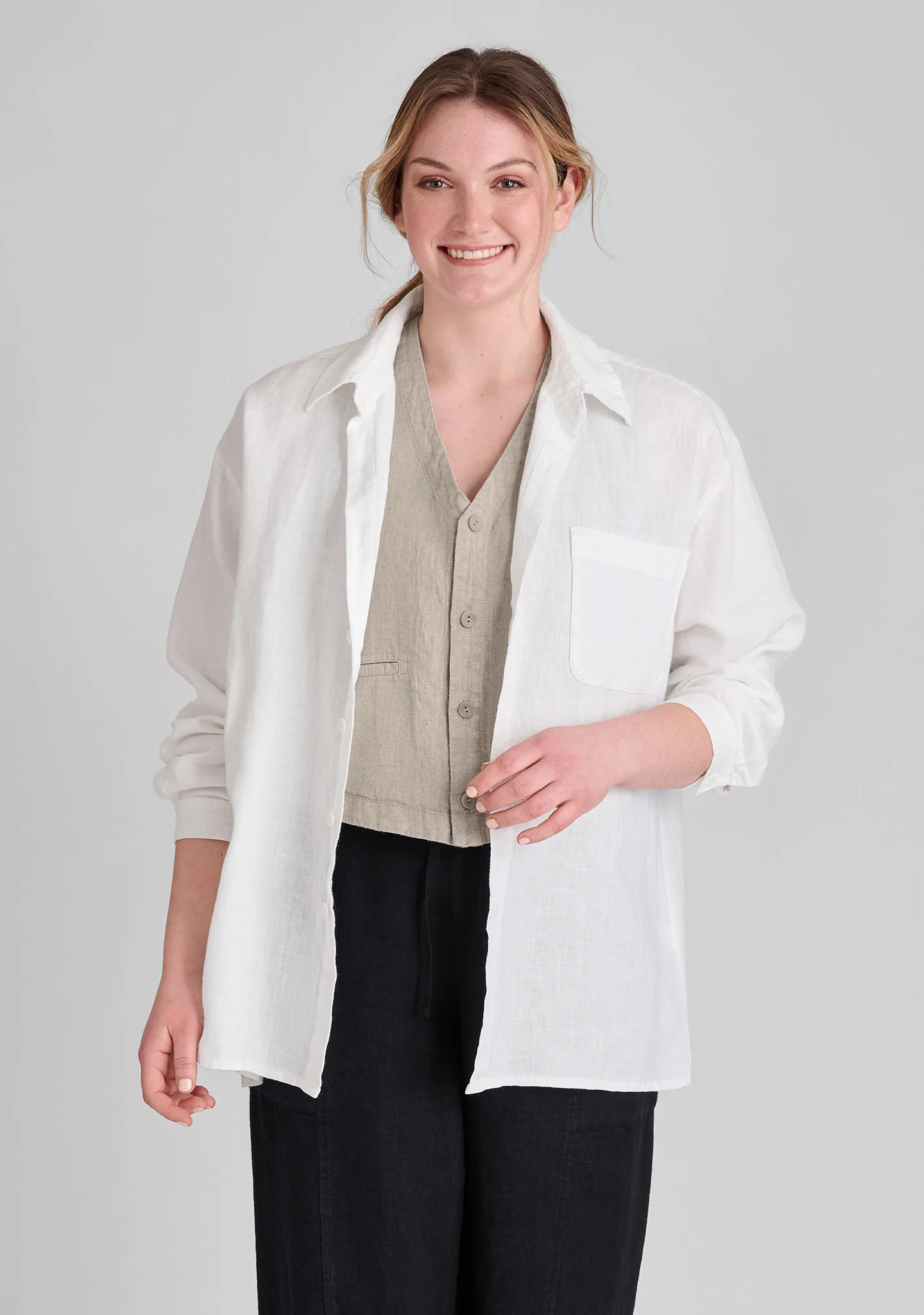 Whole Shirt - Linen Button Down Shirt - FINAL SALE - Image 8