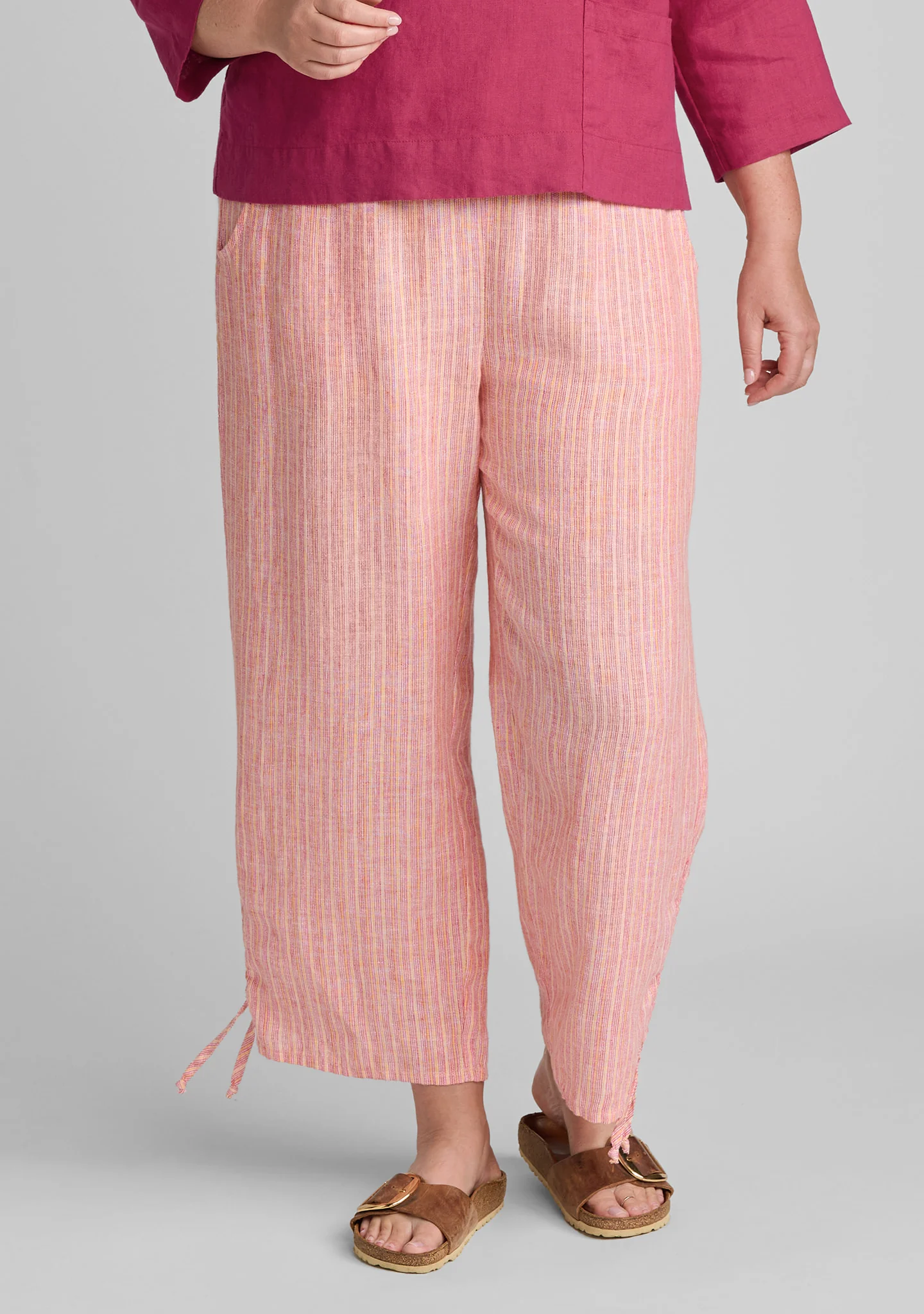 Zen Pant - Linen Pant With Elastic Waist - Image 5