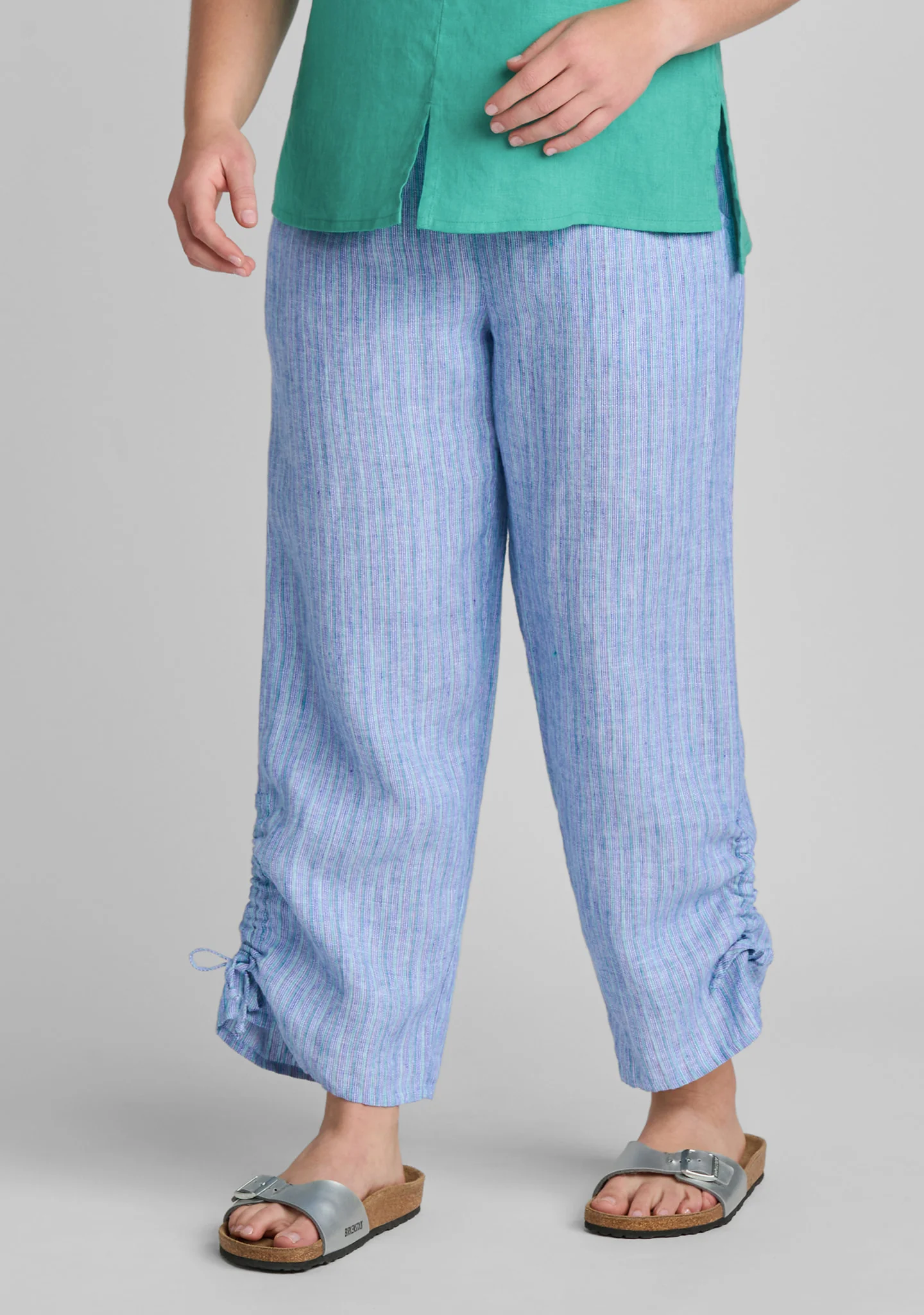 Zen Pant - Linen Pant With Elastic Waist - Image 8